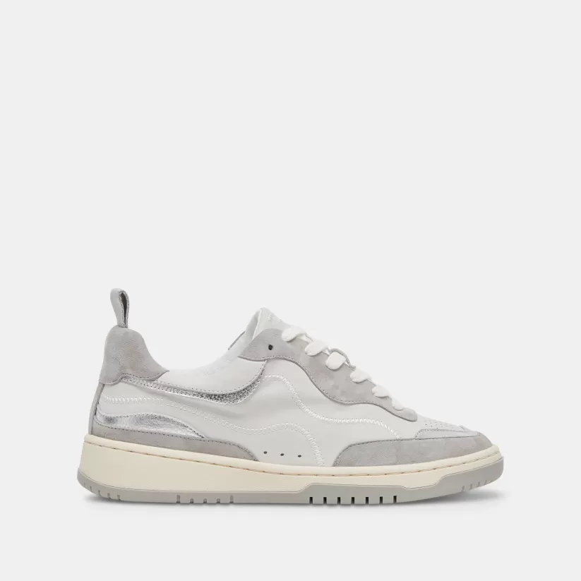 Sneakers | Dolce Vita ADELLA SNEAKERS WHITE GREY LEATHER WHITEGREYLEATHER