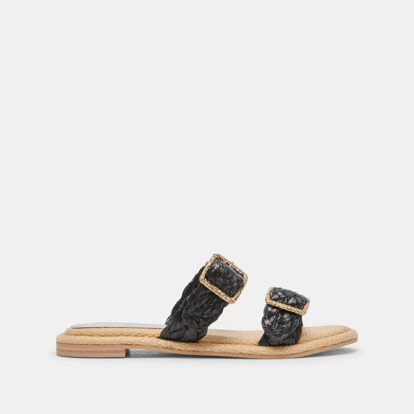 Sandals | Dolce Vita ALAINA SANDALS ONYX RAFFIA ONYXRAFFIA