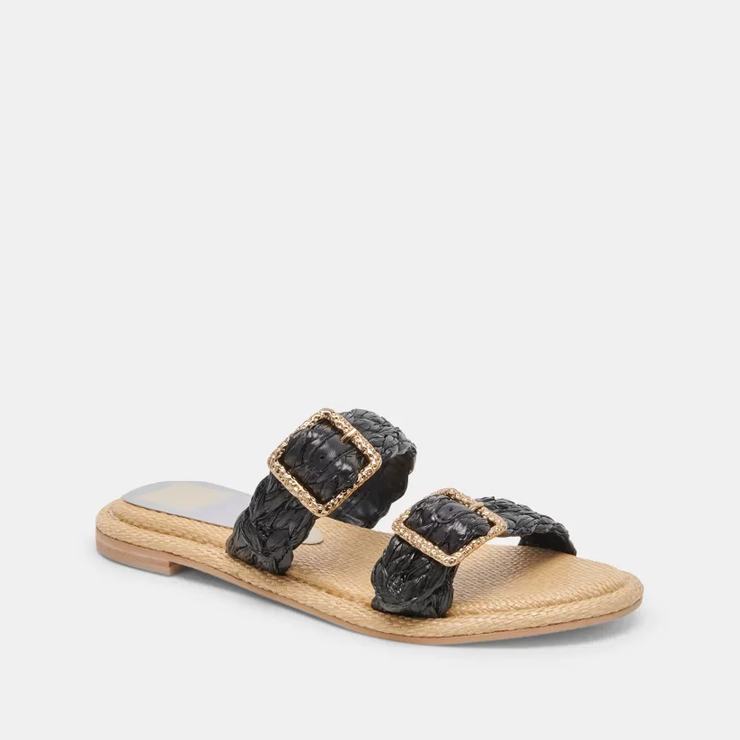 Sandals | Dolce Vita ALAINA SANDALS ONYX RAFFIA ONYXRAFFIA