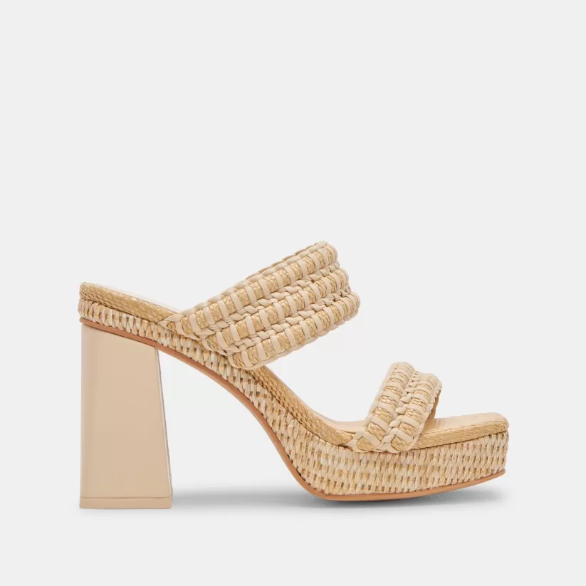 Heels | Dolce Vita ALFRED HEELS LT NATURAL RAFFIA LTNATURALRAFFIA