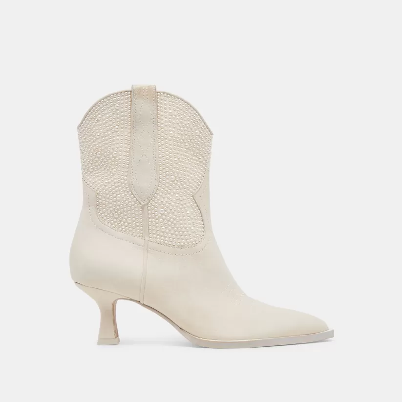 Western Inspired | Dolce Vita ANGEL PEARL BOOTIES VANILLA PEARLS VANILLAPEARLS