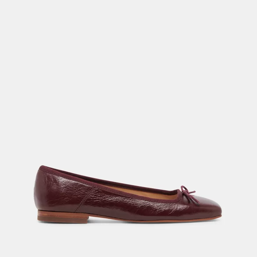 Ballet Flats | Flats & Loafers | Dolce Vita ANISA BALLET FLATS CRANBERRY CRINKLE PATENT CRANBERRYCRINKLEPATENT