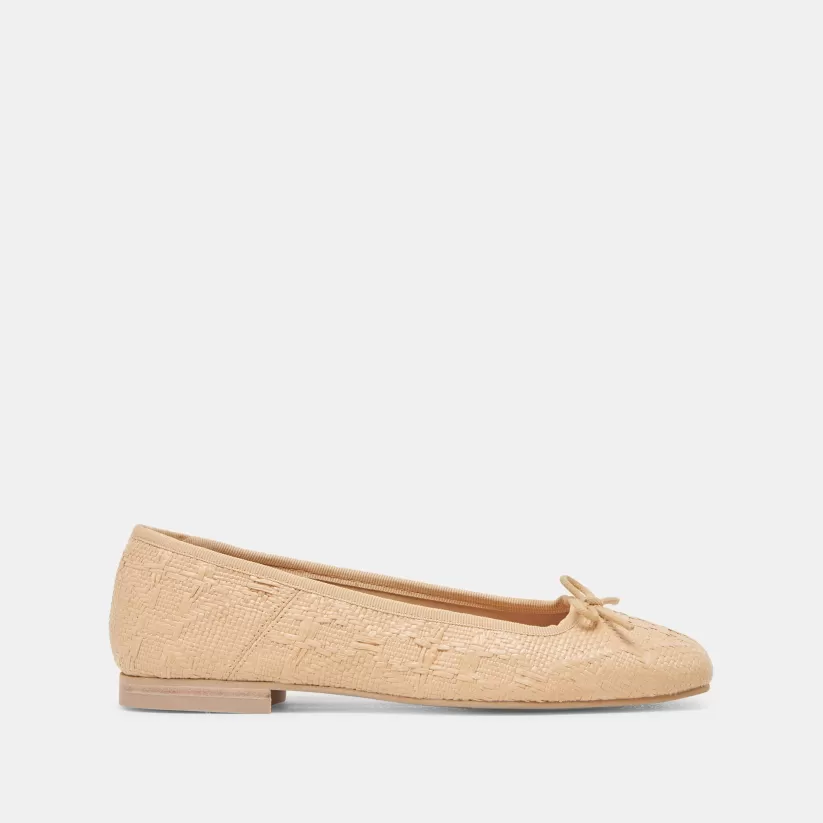 Ballet Flats | Flats & Loafers | Dolce Vita ANISA BALLET FLATS LT NATURAL WOVEN RAFFIA LTNATURALWOVENRAFFIA
