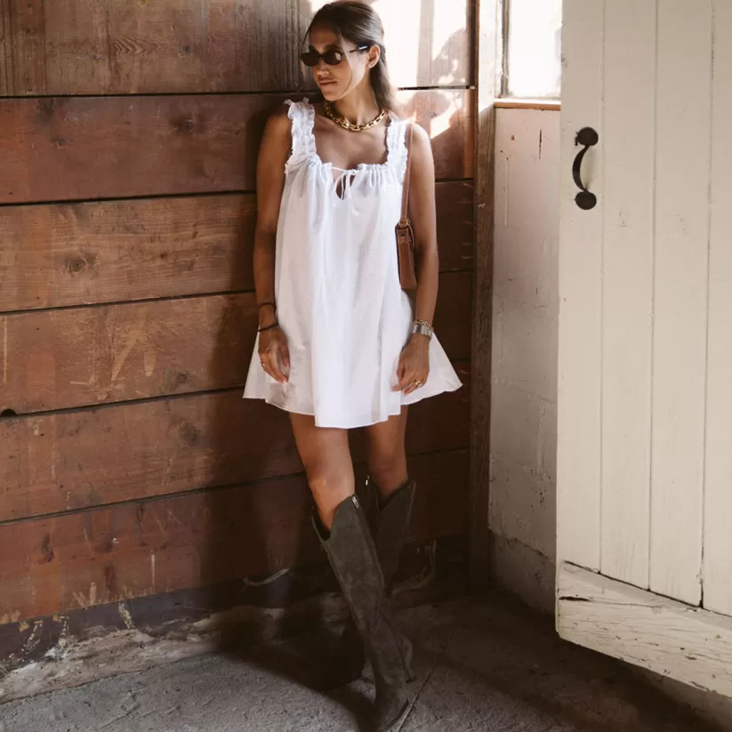 Western Inspired | Tall Boots | Dolce Vita ARIANA BOOTS ARMY SUEDE ARMYSUEDE