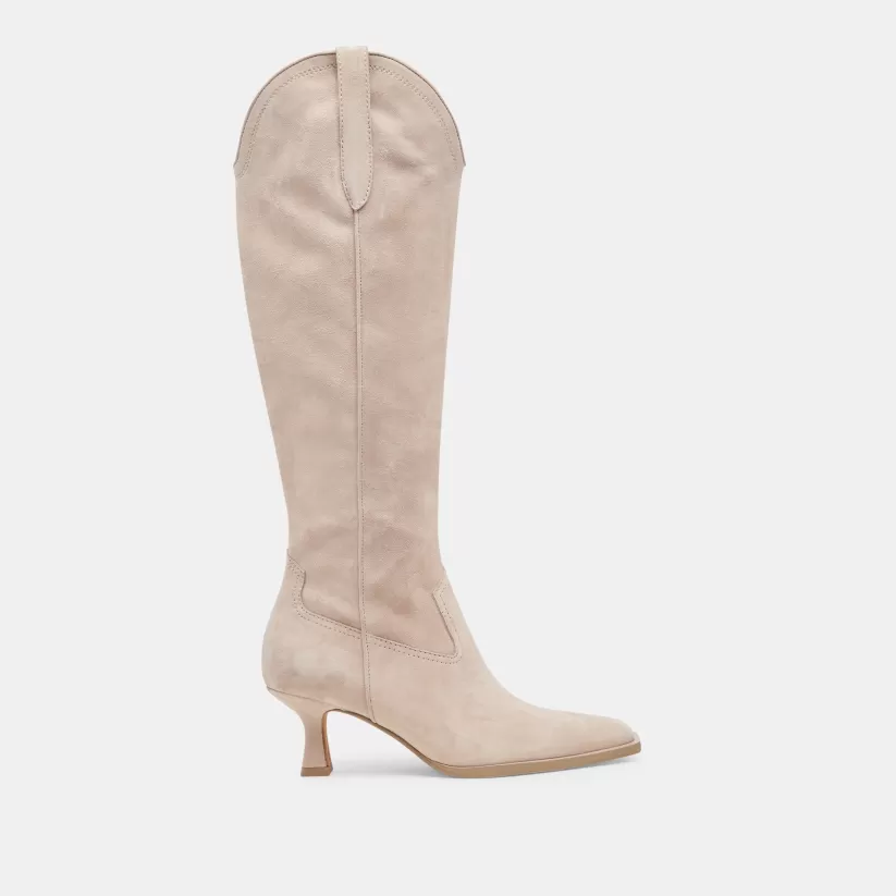 Western Inspired | Tall Boots | Dolce Vita ARIANA BOOTS TAUPE SUEDE TAUPESUEDE