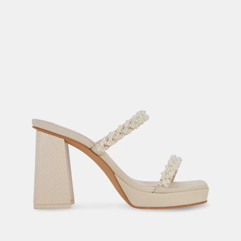 Sandals | Heels | Dolce Vita ARIELE HEELS VANILLA PEARLS VANILLAPEARLS