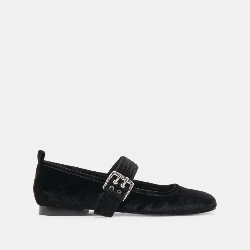 Ballet Flats | Flats & Loafers | Dolce Vita ARORA BALLET FLATS NERO VELVET NEROVELVET