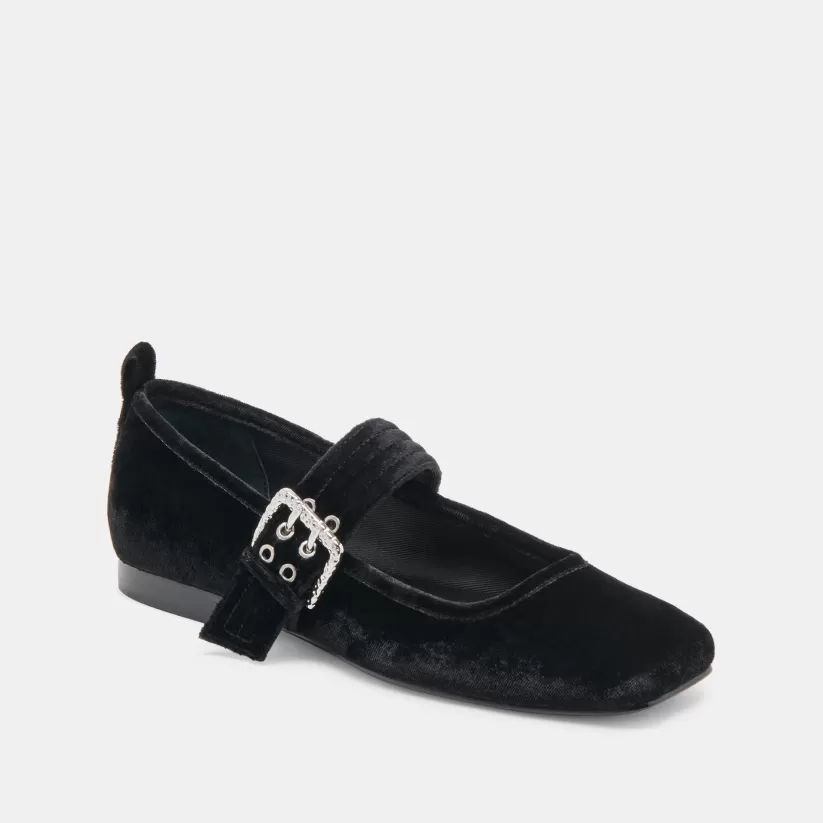 Ballet Flats | Flats & Loafers | Dolce Vita ARORA BALLET FLATS NERO VELVET NEROVELVET