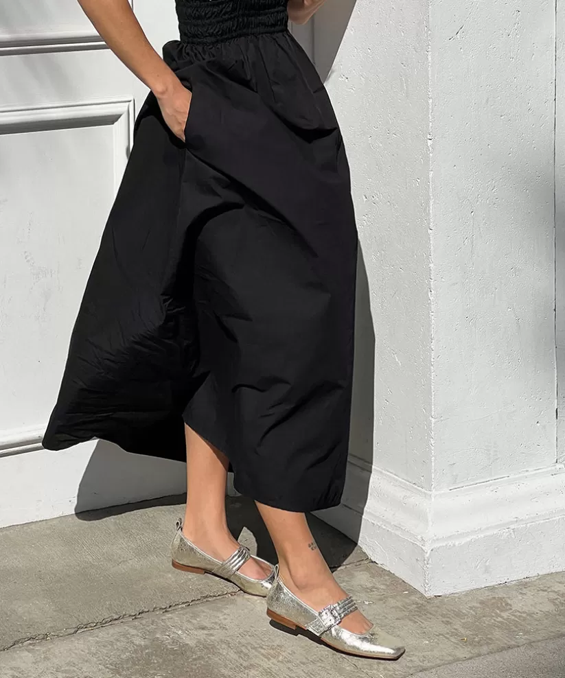 Mary Janes | Make It Metallic | Dolce Vita ARORA BALLET FLATS PLATINUM DISTRESSED LEATHER PLATINUMDISTRESSEDLEATHER