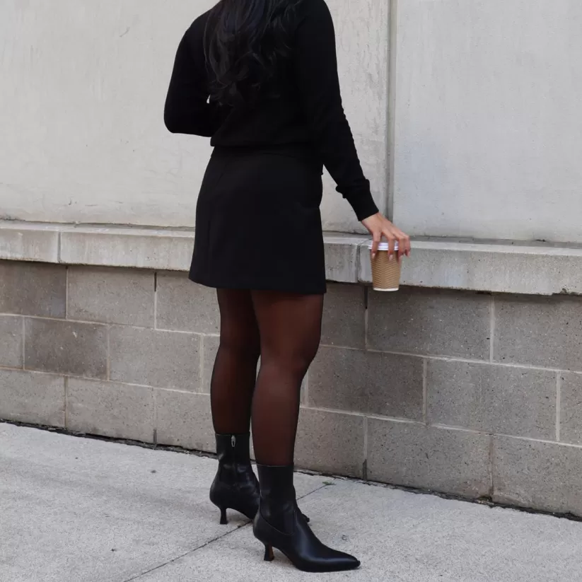 Wide Calf | Dolce Vita ARYA WIDE CALF BOOTS BLACK LEATHER BLACKLEATHER