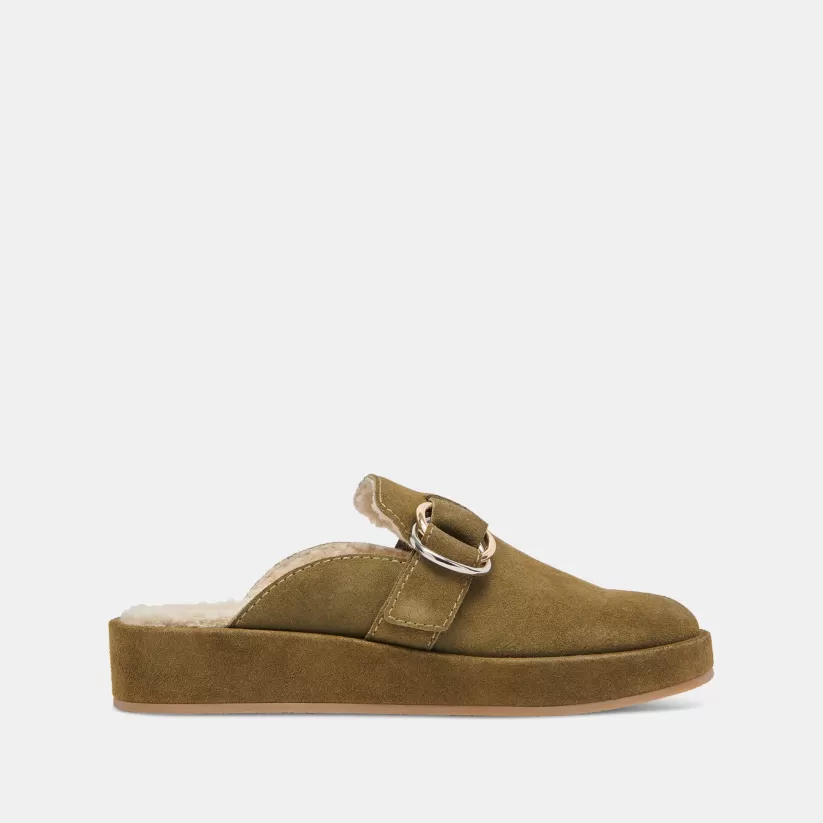 Flats & Loafers | Dolce Vita ASTOR PLUSH FLATS OLIVE SUEDE OLIVESUEDE
