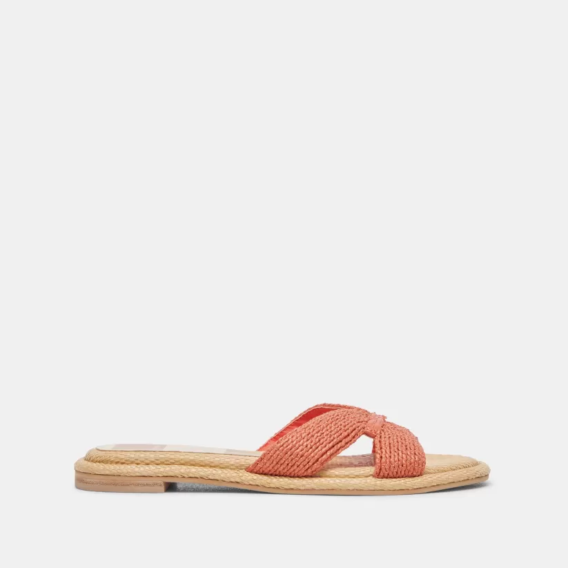 Sandals | Dolce Vita ATOMIC SANDALS PERSIMMON RAFFIA PERSIMMONRAFFIA