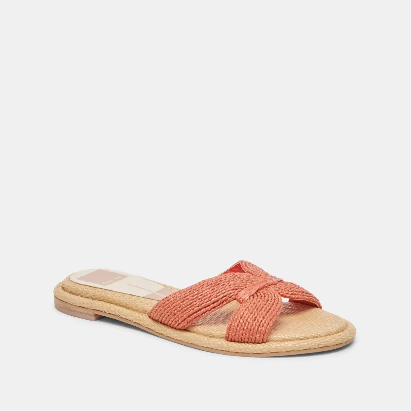 Sandals | Dolce Vita ATOMIC SANDALS PERSIMMON RAFFIA PERSIMMONRAFFIA