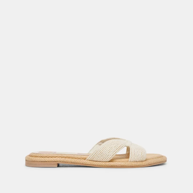 Sandals | Dolce Vita ATOMIC SANDALS WHITE RAFFIA WHITERAFFIA