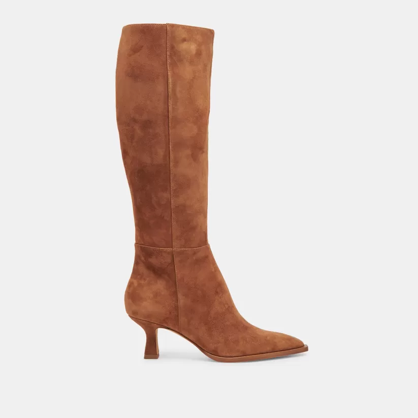 Tall Boots | Boots & Booties | Dolce Vita AUGGIE BOOTS BROWN SUEDE BROWNSUEDE