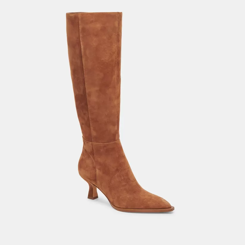 Tall Boots | Boots & Booties | Dolce Vita AUGGIE BOOTS BROWN SUEDE BROWNSUEDE
