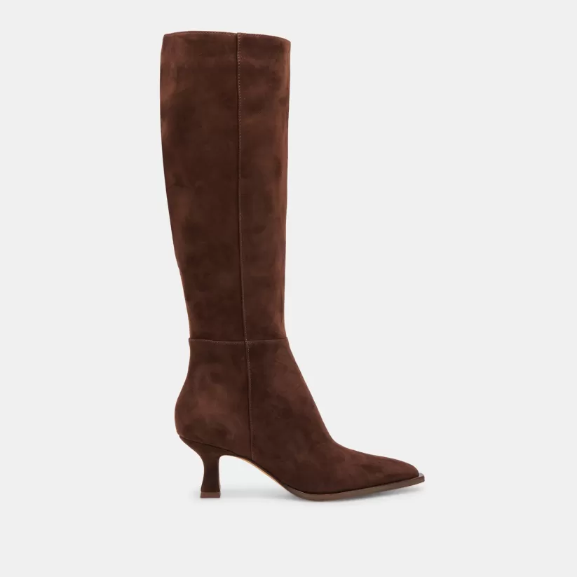 Tall Boots | Boots & Booties | Dolce Vita AUGGIE BOOTS DK BROWN SUEDE DKBROWNSUEDE