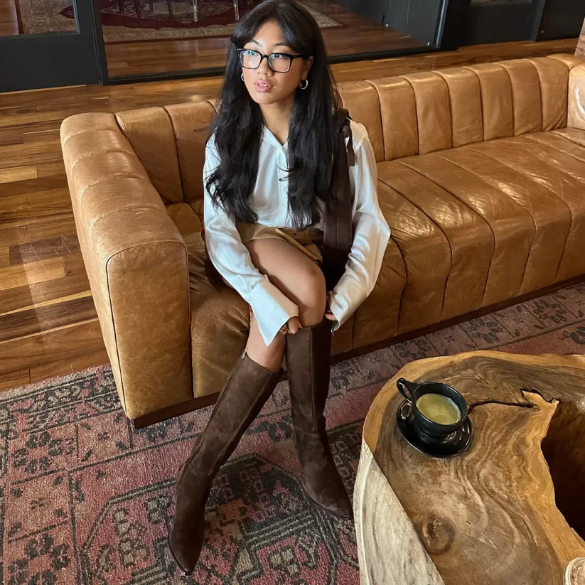 Tall Boots | Boots & Booties | Dolce Vita AUGGIE BOOTS DK BROWN SUEDE DKBROWNSUEDE