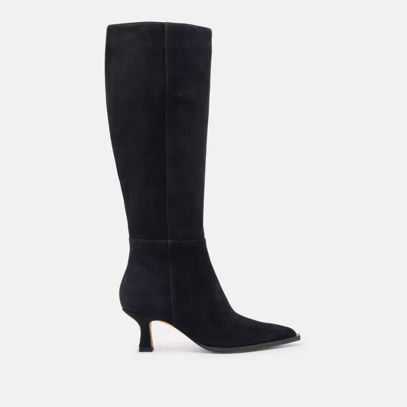 Tall Boots | Boots & Booties | Dolce Vita AUGGIE BOOTS ONYX SUEDE ONYXSUEDE