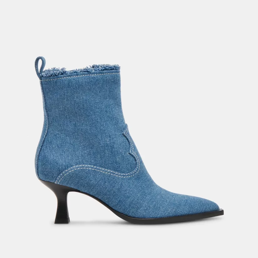 Western Inspired | Dolce Vita AUSTIN BOOTS BLUE DENIM BLUEDENIM