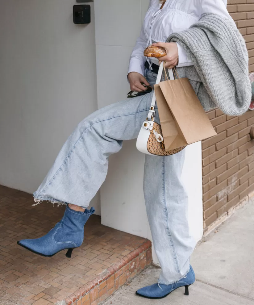 Western Inspired | Dolce Vita AUSTIN BOOTS BLUE DENIM BLUEDENIM