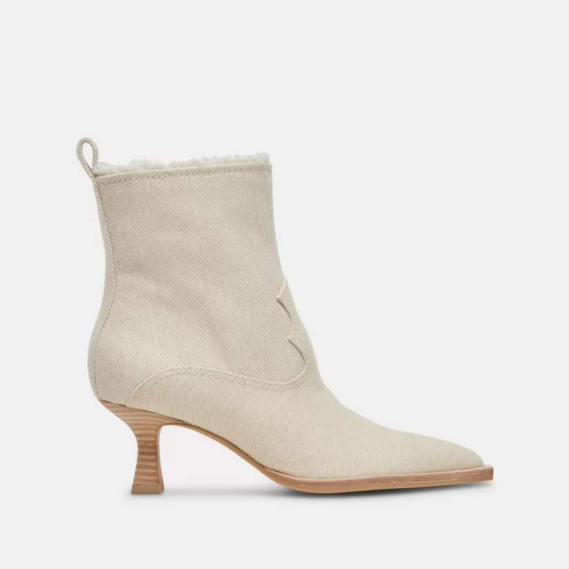 Western Inspired | Dolce Vita AUSTIN BOOTS IVORY DENIM IVORYDENIM