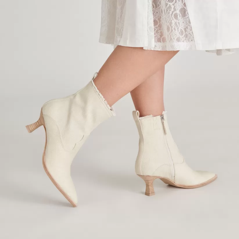 Western Inspired | Dolce Vita AUSTIN BOOTS IVORY DENIM IVORYDENIM