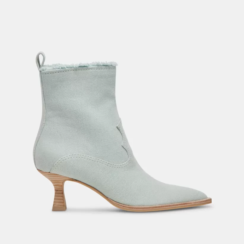 Western Inspired | Dolce Vita AUSTIN BOOTS LIGHT BLUE DENIM LIGHTBLUEDENIM