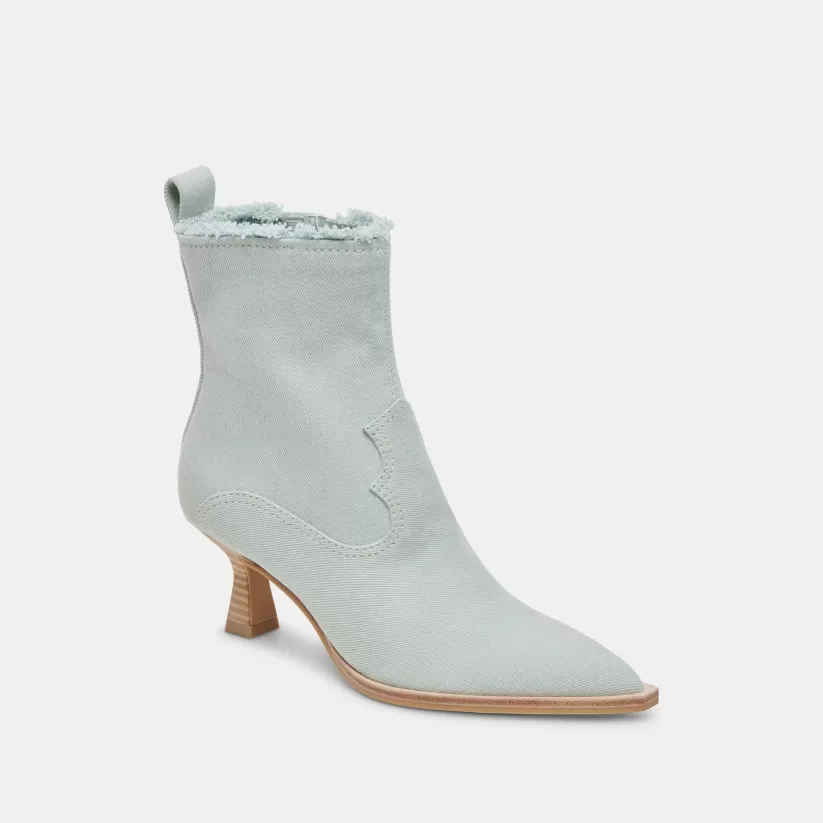 Western Inspired | Dolce Vita AUSTIN BOOTS LIGHT BLUE DENIM LIGHTBLUEDENIM