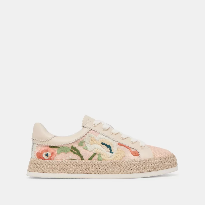Sneakers | Dolce Vita AZALIA SNEAKERS PINK FLORAL RAFFIA PINKFLORALRAFFIA