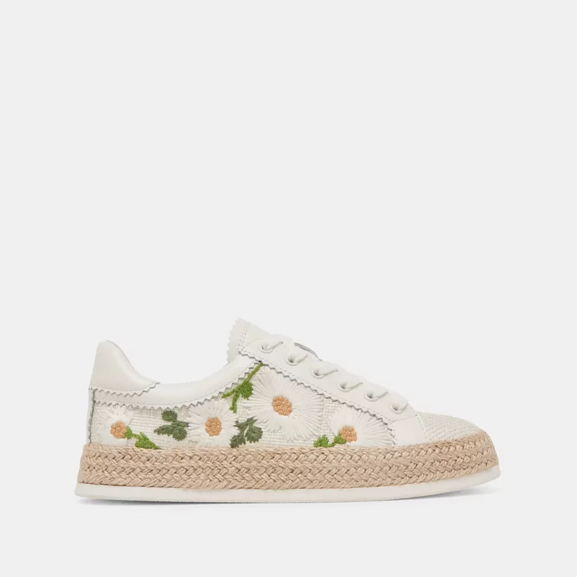 Sneakers | Dolce Vita AZALIA SNEAKERS WHITE FLORAL RAFFIA WHITEFLORALRAFFIA