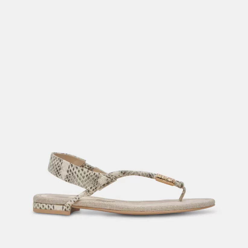 Sandals | Dolce Vita BACEY SANDALS GREY WHITE EMBOSSED STELLA GREYWHITEEMBOSSEDSTELLA