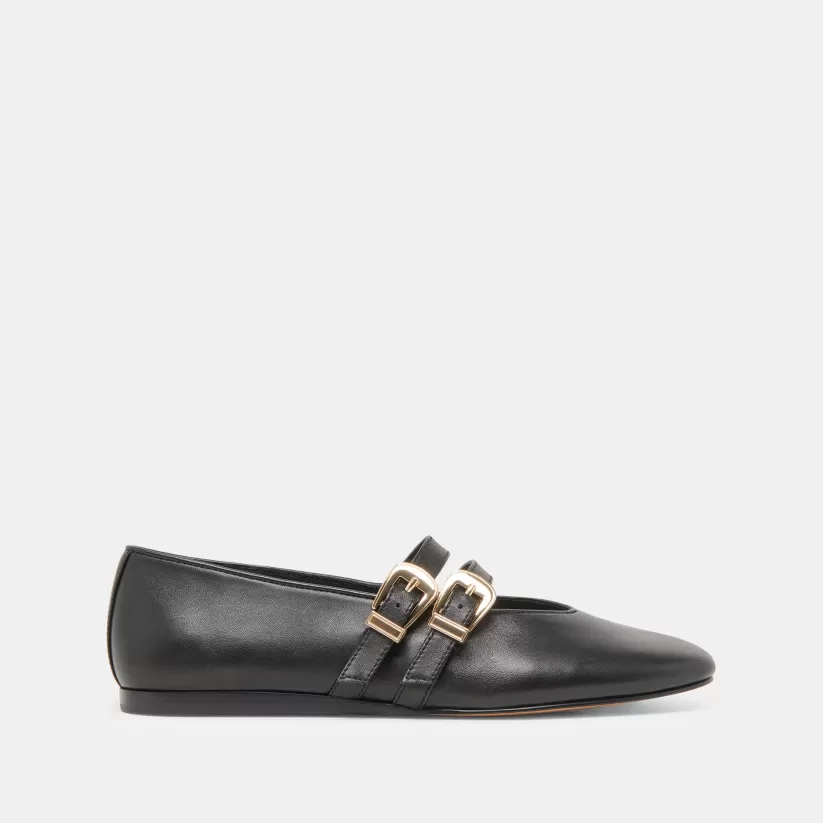 Ballet Flats | Flats & Loafers | Dolce Vita BAYLEE BALLET FLATS BLACK LEATHER BLACKLEATHER