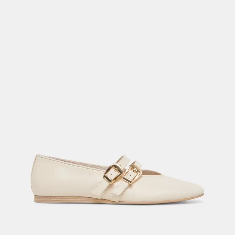 Ballet Flats | Flats & Loafers | Dolce Vita BAYLEE BALLET FLATS IVORY LEATHER IVORYLEATHER