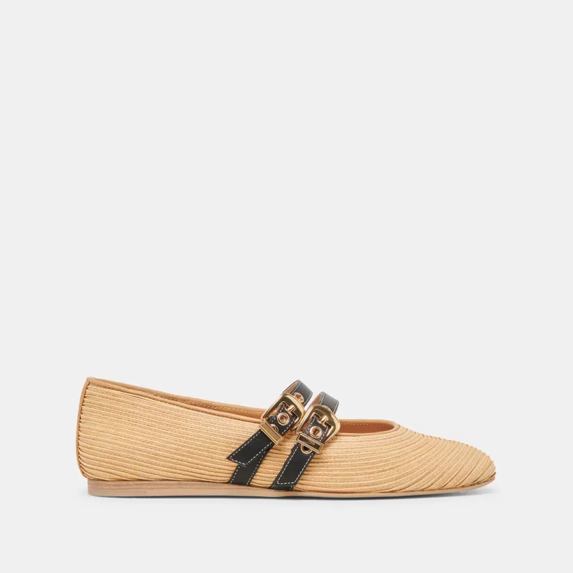 Ballet Flats | Flats & Loafers | Dolce Vita BAYLEE BALLET FLATS NATURAL RAFFIA NATURALRAFFIA