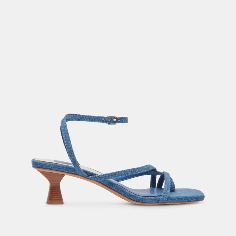 Sandals | Heels | Dolce Vita BAYLOR HEELS BLUE DENIM BLUEDENIM