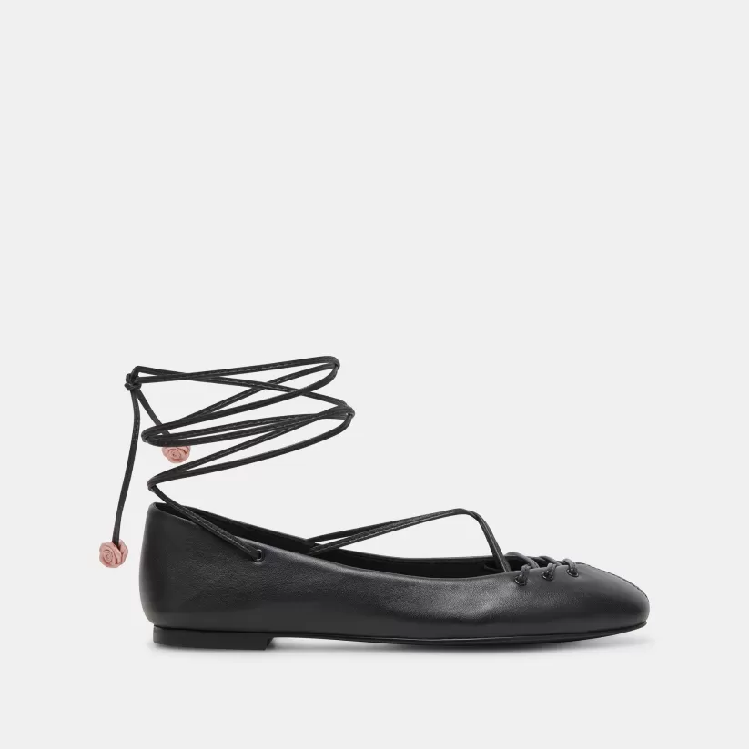 Ballet Flats | Flats & Loafers | Dolce Vita BEATE BALLET FLATS BLACK LEATHER BLACKLEATHER