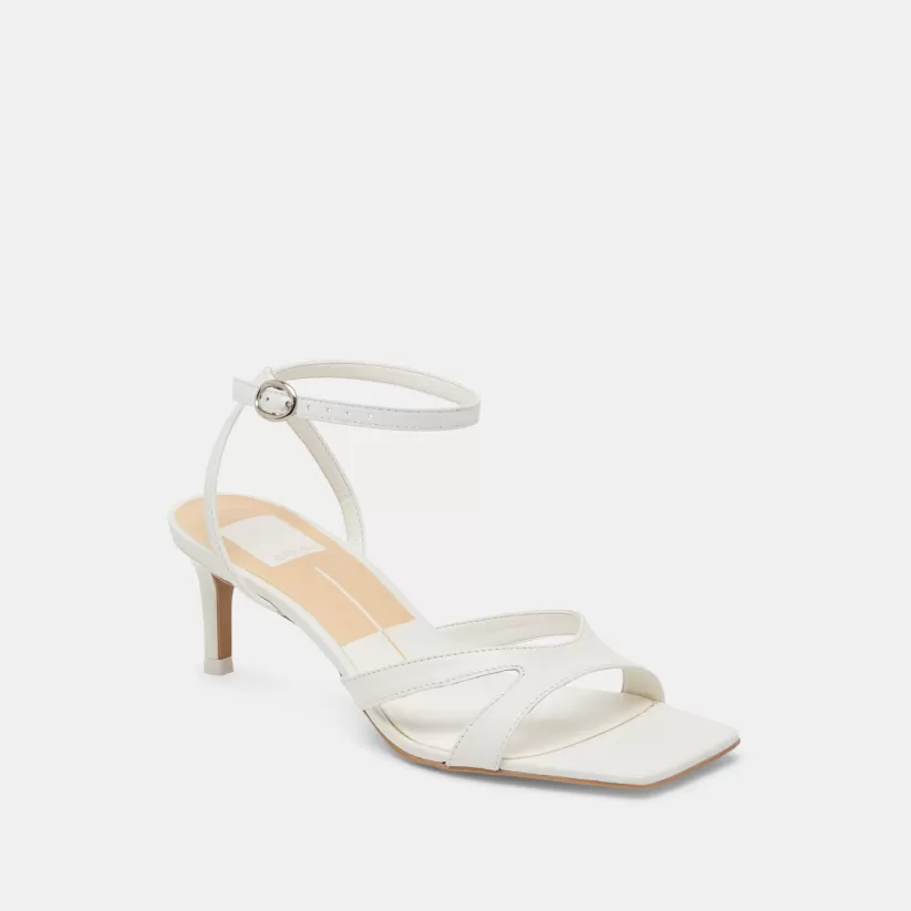 Heels | Dolce Vita BECKI HEELS TRUE WHITE LEATHER TRUEWHITELEATHER