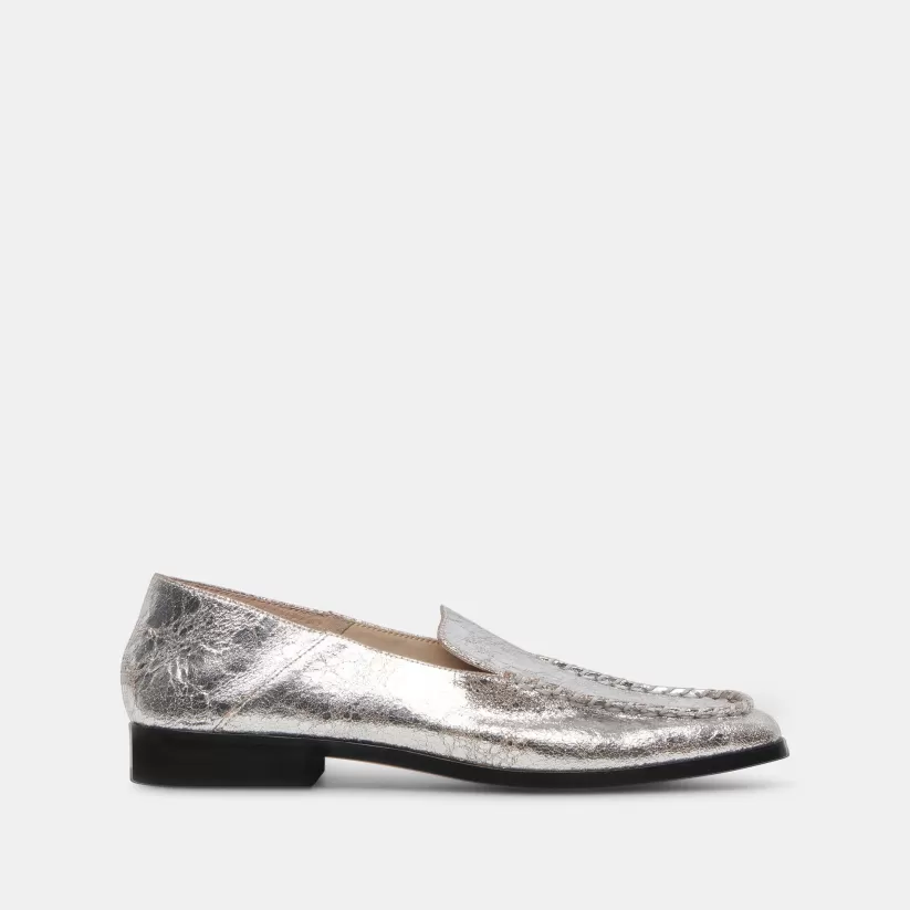 Extended Sizing | Flats & Loafers | Dolce Vita BENY FLATS SILVER DISTRESSED LEATHER SILVERDISTRESSEDLEATHER