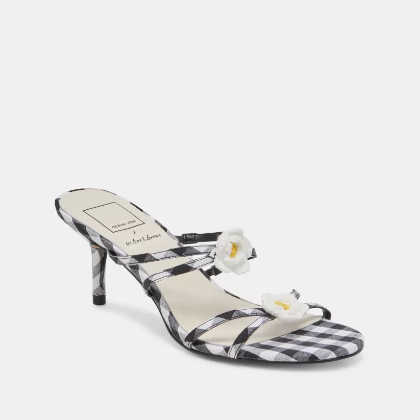 Heels | Dolce Vita BETE HEELS BLACK WHITE GINGHAM BLACKWHITEGINGHAM