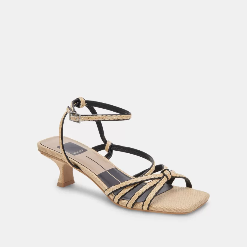 Wide Widths | Sandals | Dolce Vita BEV BRAID WIDE HEELS BLACK NATURAL JUTE BLACKNATURALJUTE
