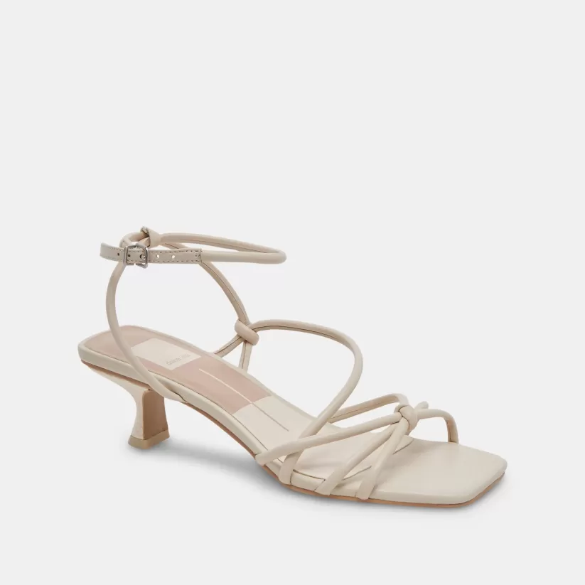 Wide Widths | Sandals | Dolce Vita BEV WIDE HEELS IVORY LEATHER IVORYLEATHER