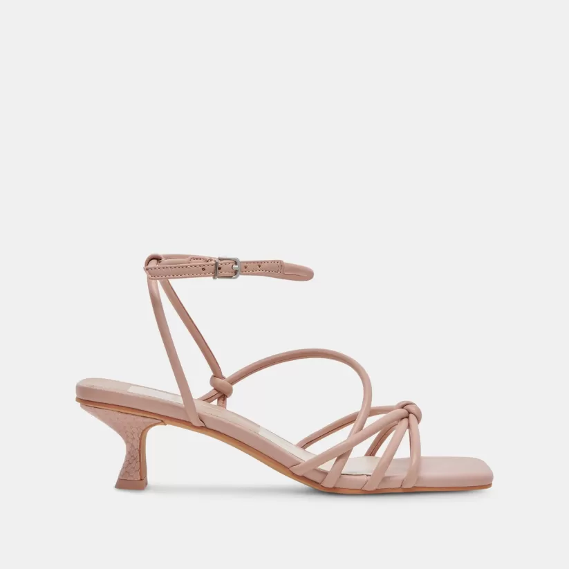 Wide Widths | Sandals | Dolce Vita BEV WIDE HEELS ROSE LEATHER ROSELEATHER