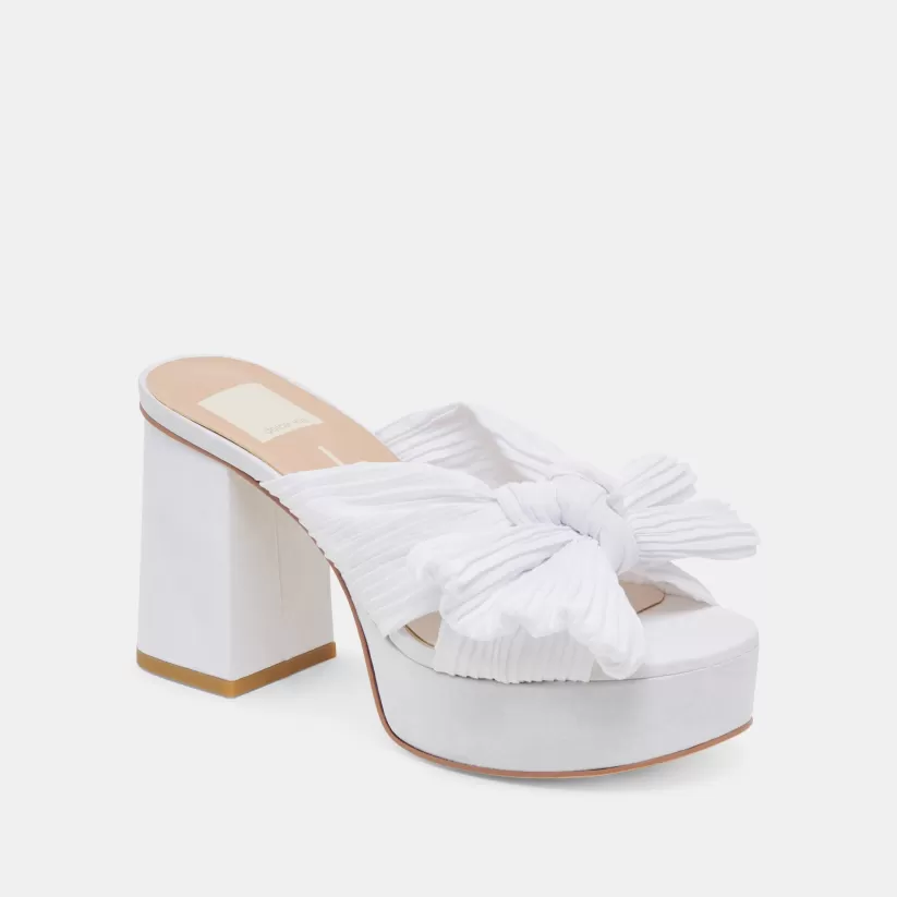 Heels | Dolce Vita BLARE HEELS WHITE SATIN WHITESATIN