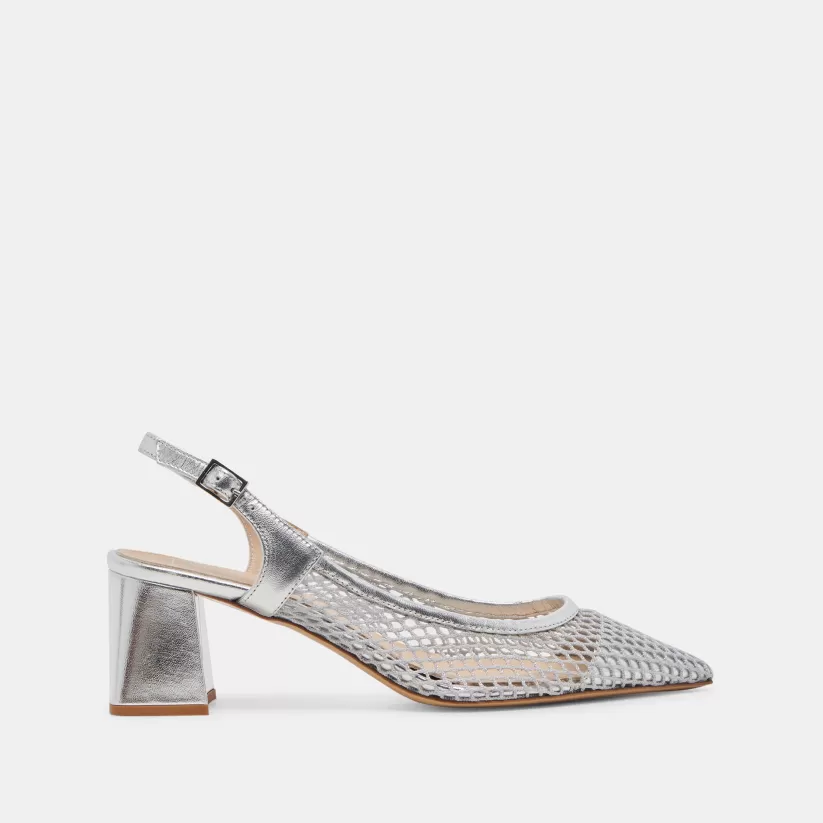 Heels | Flats & Loafers | Dolce Vita BLONDI HEELS SILVER MESH SILVERMESH