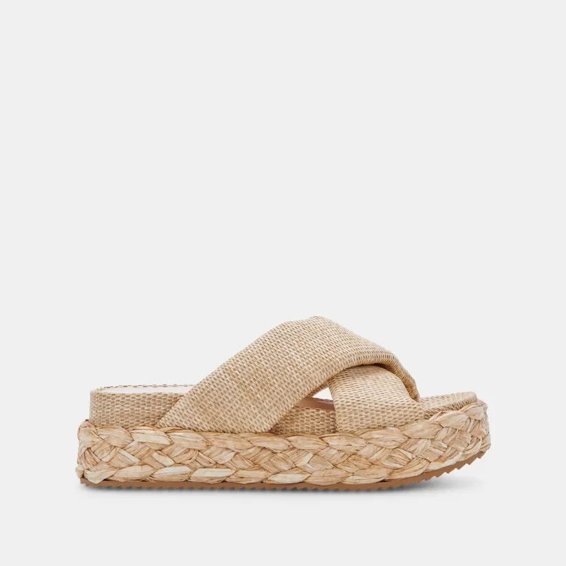 Wedges | Sandals | Dolce Vita BLUME SANDALS LT NATURAL RAFFIA LTNATURALRAFFIA