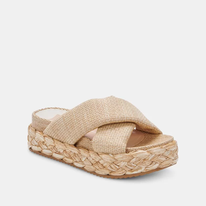 Wedges | Sandals | Dolce Vita BLUME SANDALS LT NATURAL RAFFIA LTNATURALRAFFIA