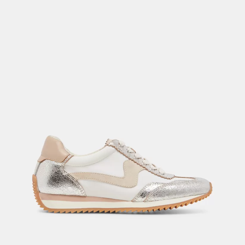 Make It Metallic | Style Spotlight: Notice | Dolce Vita B.NTCD SNEAKERS SILVER MULTI NYLON SILVERMULTINYLON