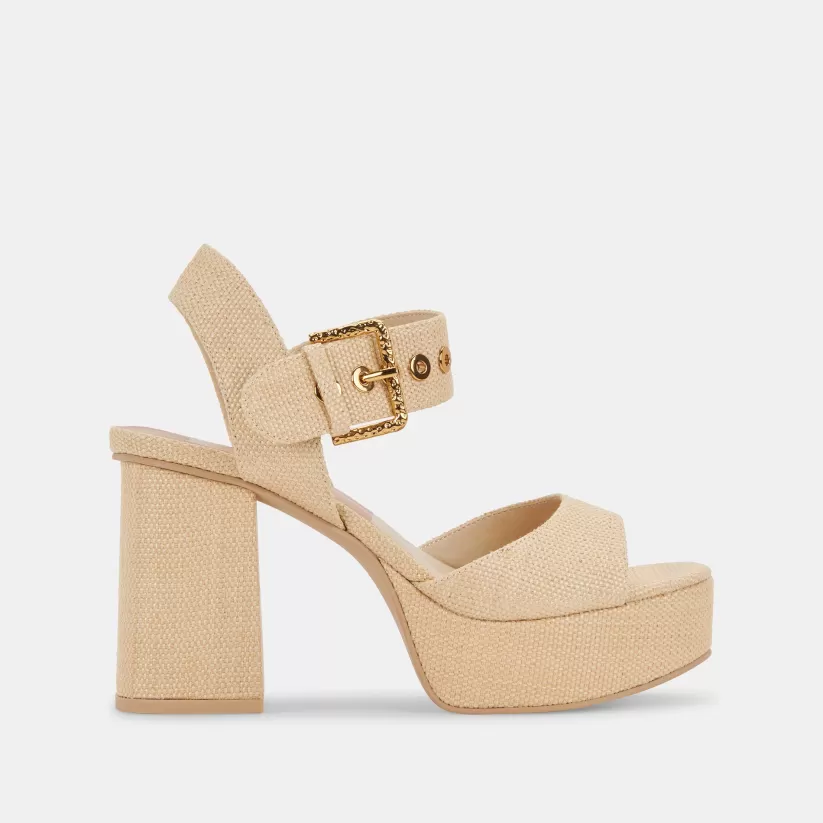 Heels | Dolce Vita BOBBY HEELS NATURAL RAFFIA NATURALRAFFIA