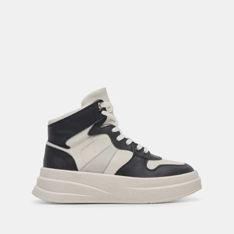 Sneakers | Dolce Vita BRAX SNEAKER WHITE BLACK LEATHER WHITEBLACKLEATHER